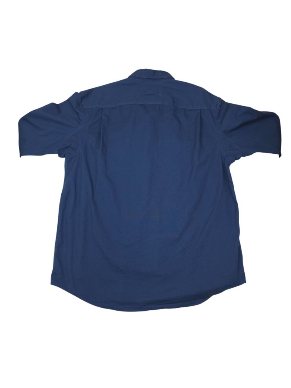 Duluth Trading Co Mens Heavyweight Long Sleeve Button Front Shirt XL Tall Blue - Picture 3 of 8